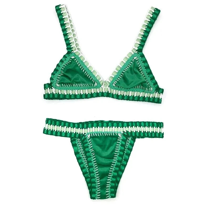 Crochet Premium - Vert / Blanc - TropicalSum