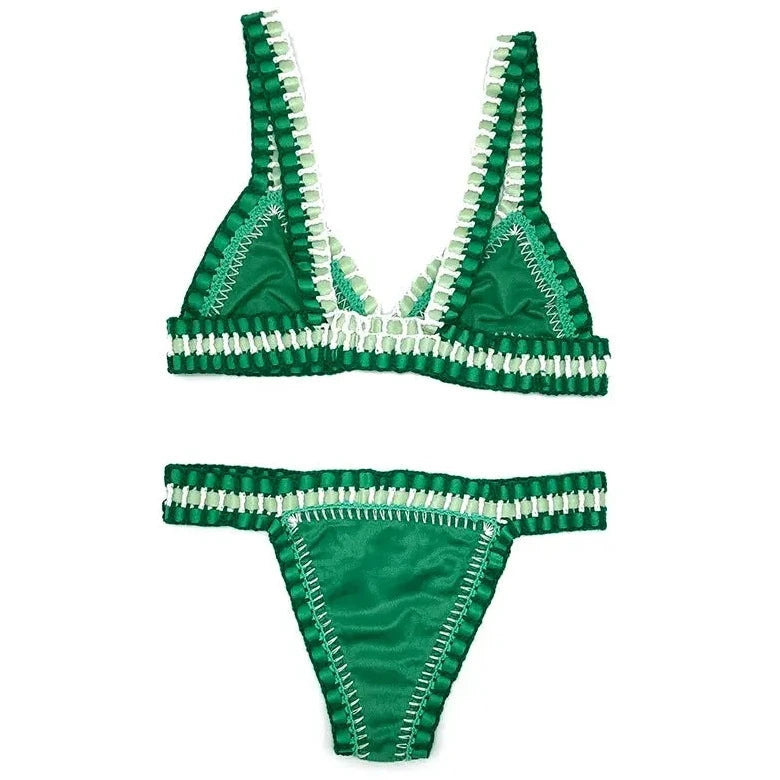 Crochet Premium - Vert / Blanc - TropicalSum